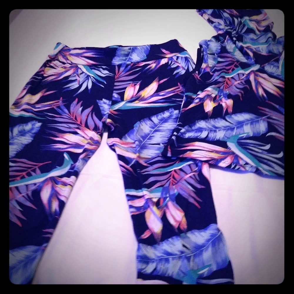 2pcs top/hoodie  pants outfit